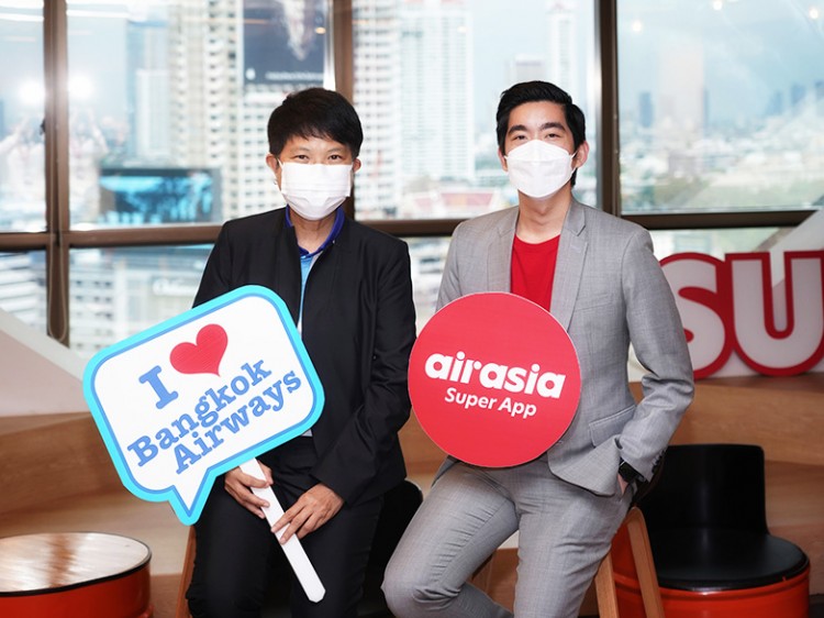 airasia Super App ดึงบางกอกแอร์เวย์สร่วมแคมเปญ Super Flash Sale