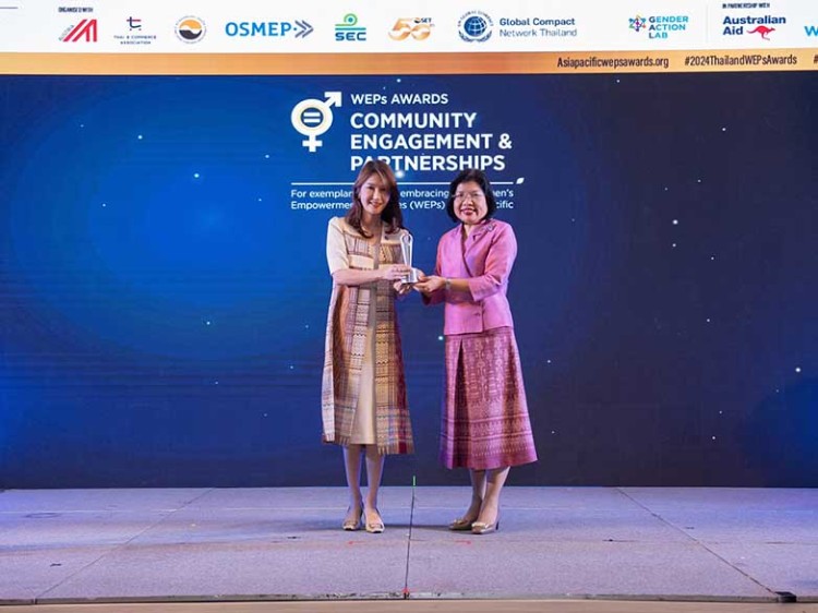 เชฟรอนได้รับรางวัลรองชนะเลิศอันดับหนึ่งจาก UN Women 2024 Thailand WEPs Awards