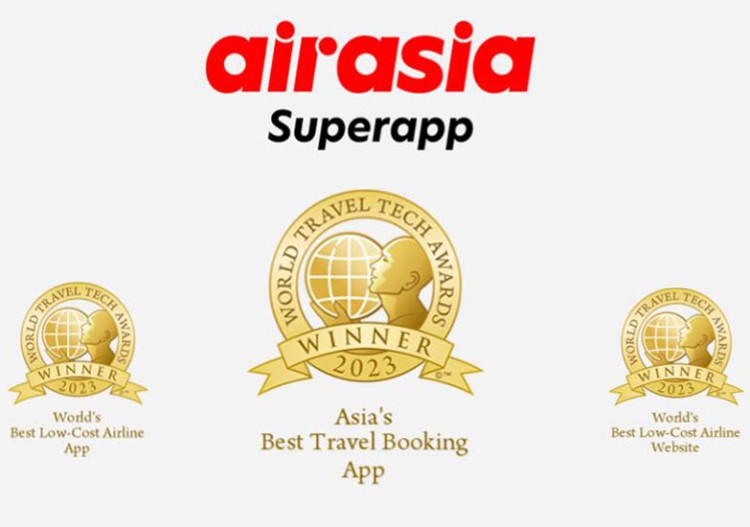 airasia Superapp คว้ารางวัลแอปพลิเคชันการจองที่ดีที่สุดในเอเชีย!